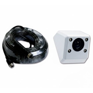 1 - Achteruitkijkcameraset en 15 meter kabel voor campers, auto's, bestelwagens en bestelwagens